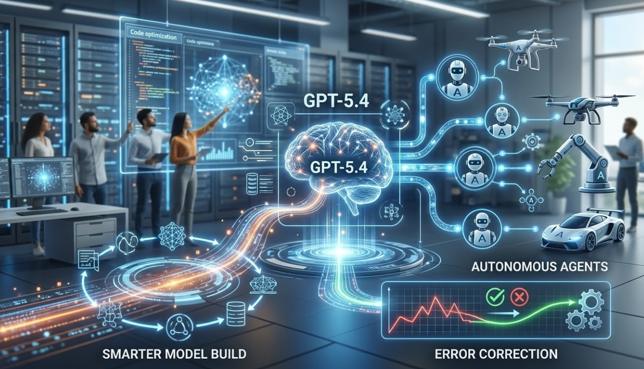 GPT-5.4 Arrives: A Smarter AI Model Built for Autonomous Agents and Fewer Mistakes